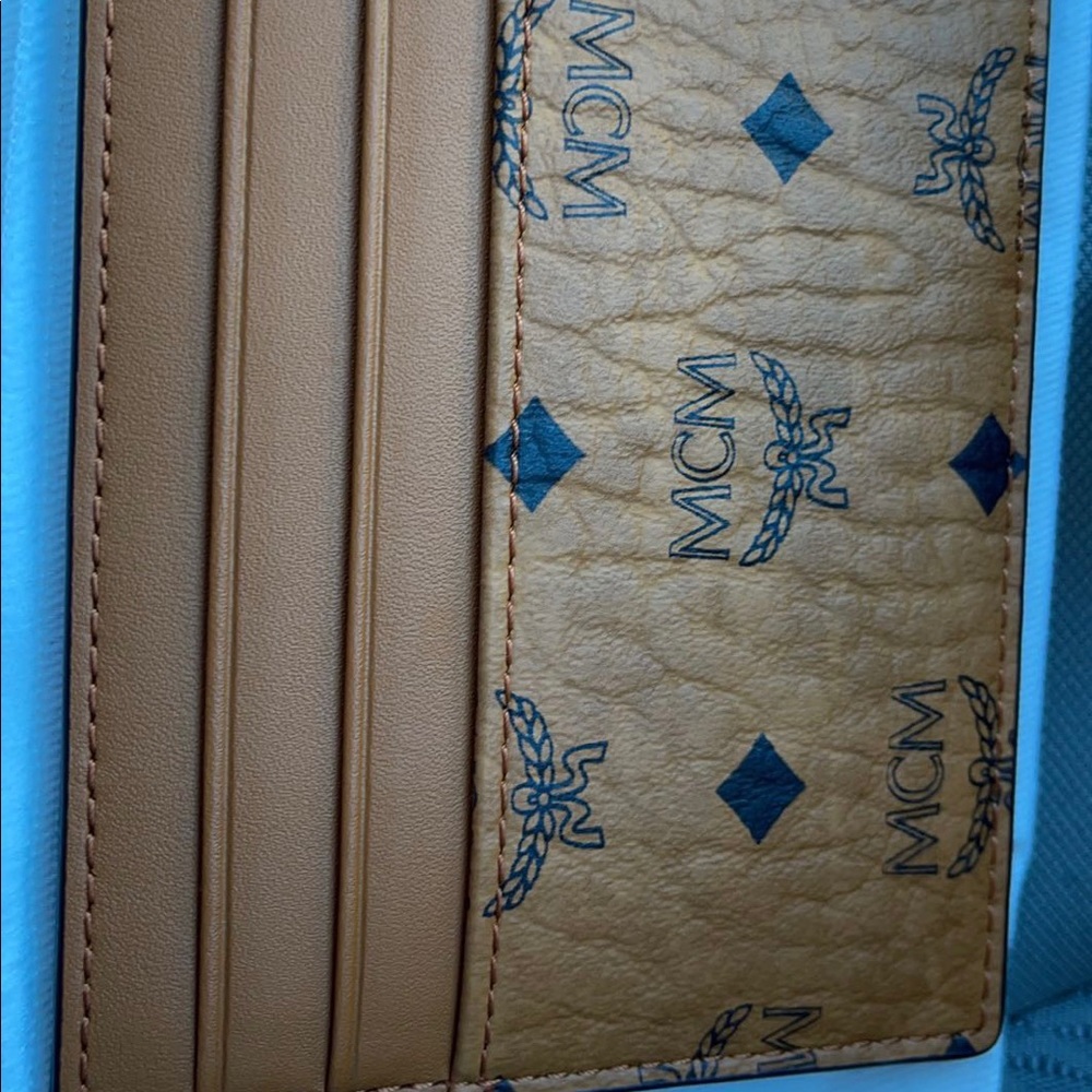 Mini Visetos Canvas Card Case with Money Clip
MCM